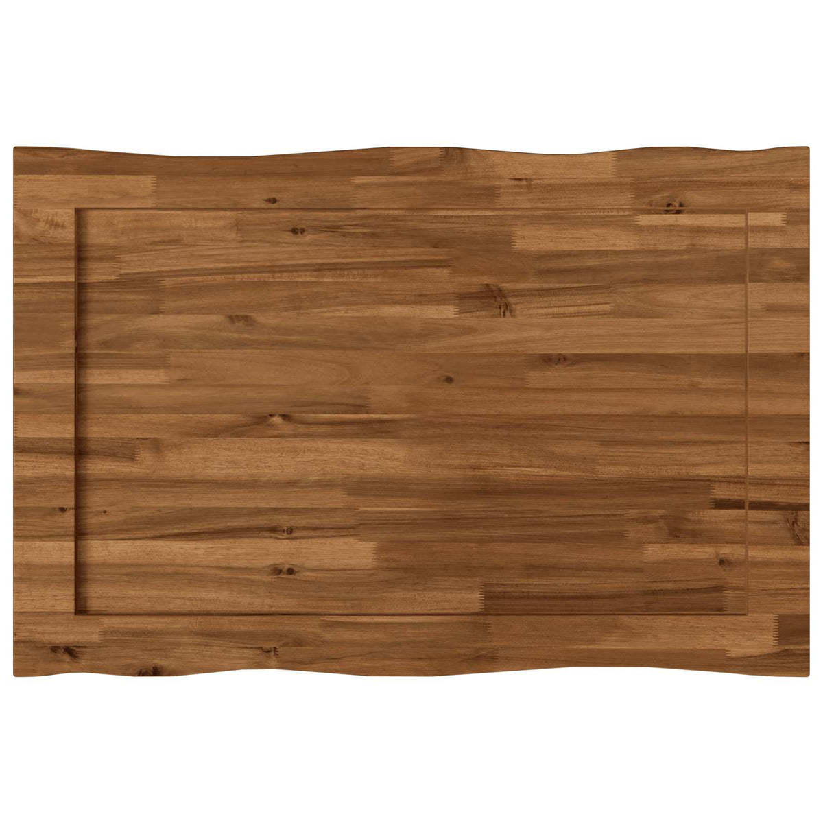Téglalap Asztallap 90 x 50 x 3,5 cm Négyszögletes Tömör Akácfa 4