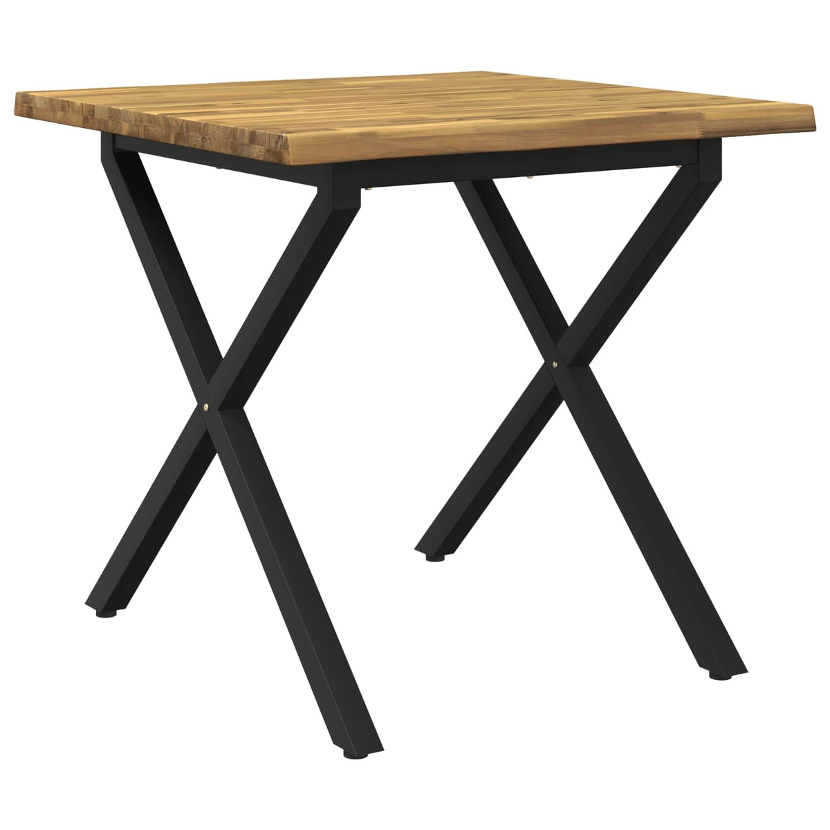 Élő élű étkezőasztal 80 x 80 x 75 cm Tömör Akácfa 2