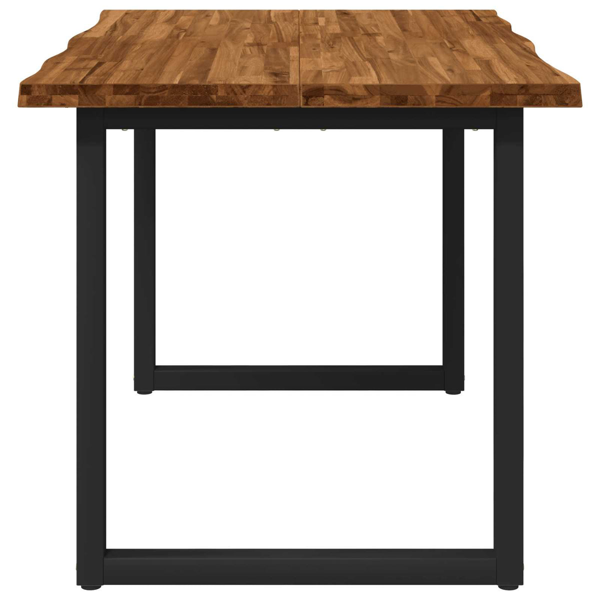 Élő élű étkezőasztal 120 x 80 x 75 cm Tömör Akácfa 5
