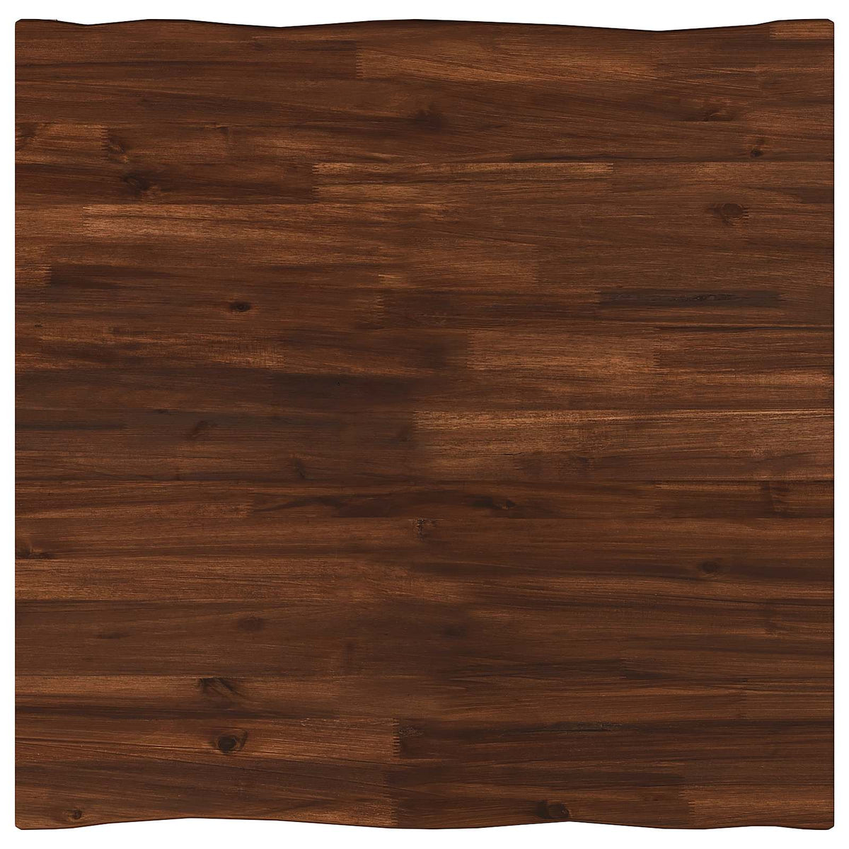 80 x 80 x 75 cm Tömör Akácfa Sötétbarna és fehér Négyzet 4