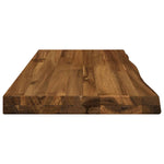 Téglalap Asztallap 90 x 50 x 3,5 cm Négyszögletes Tömör Akácfa 3