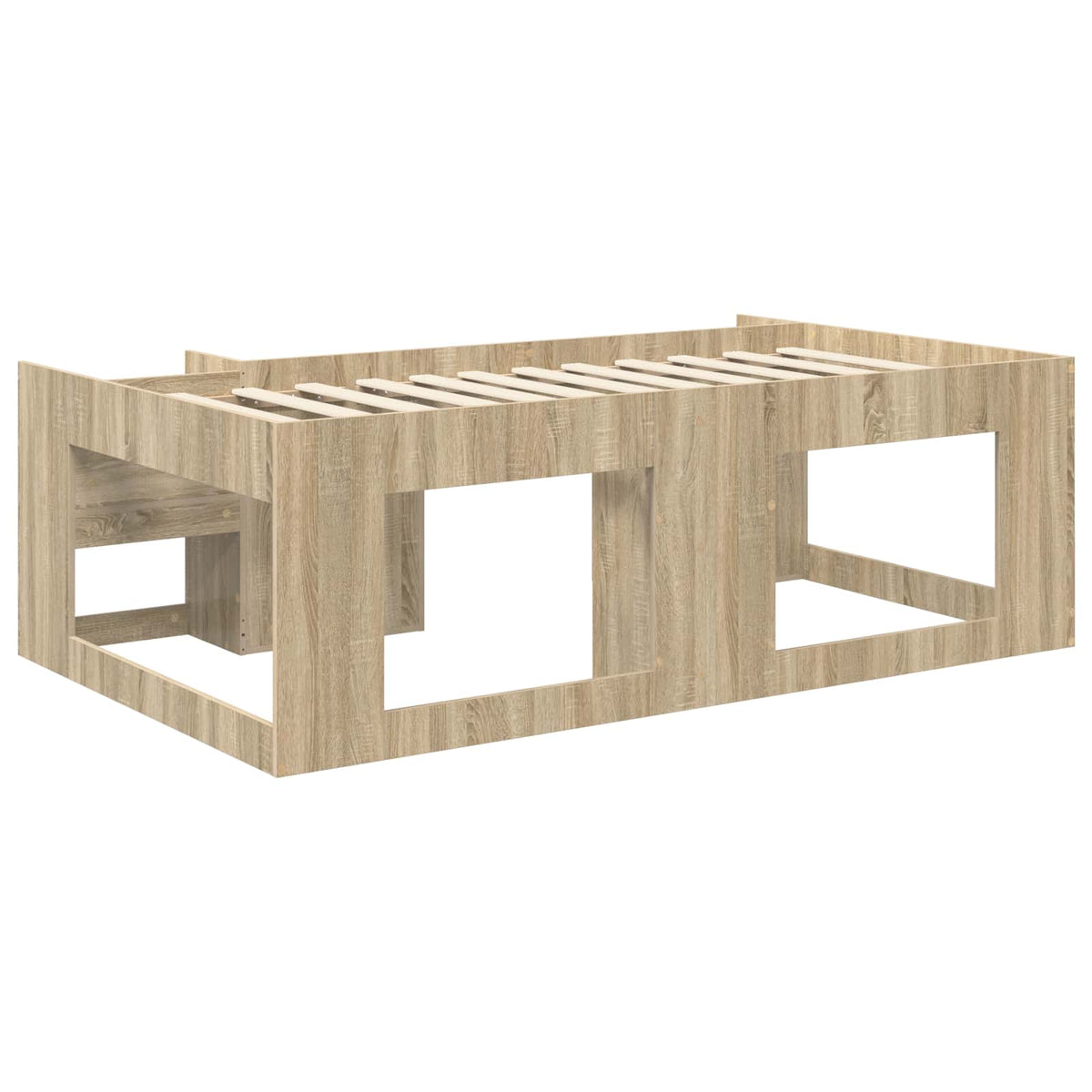 Gyerekágy keret tárolóval Sonoma Tölgy 98.5 x 200 cm Szerelt Fa 5