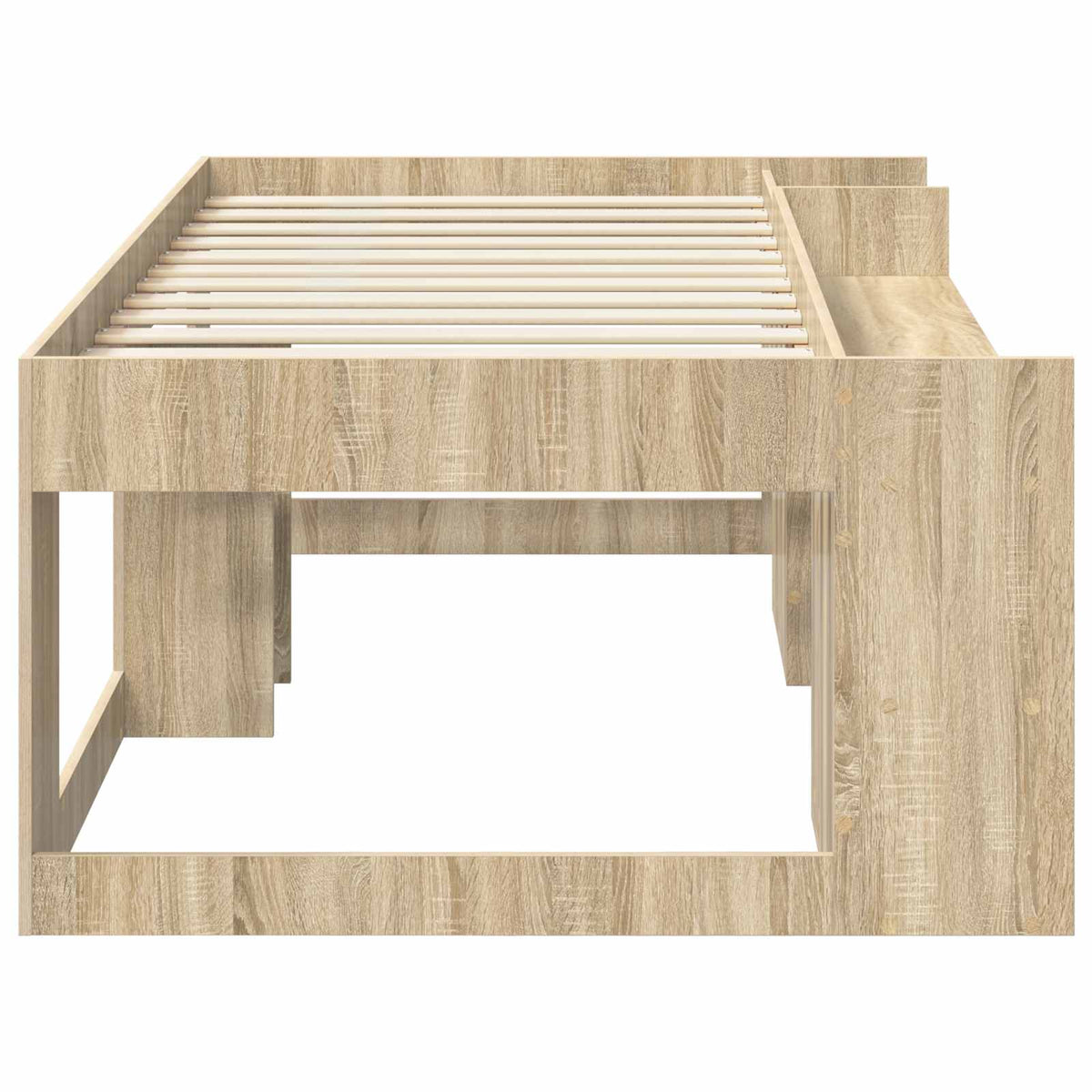 Gyerekágy keret tárolóval Sonoma Tölgy 98.5 x 200 cm Szerelt Fa 4