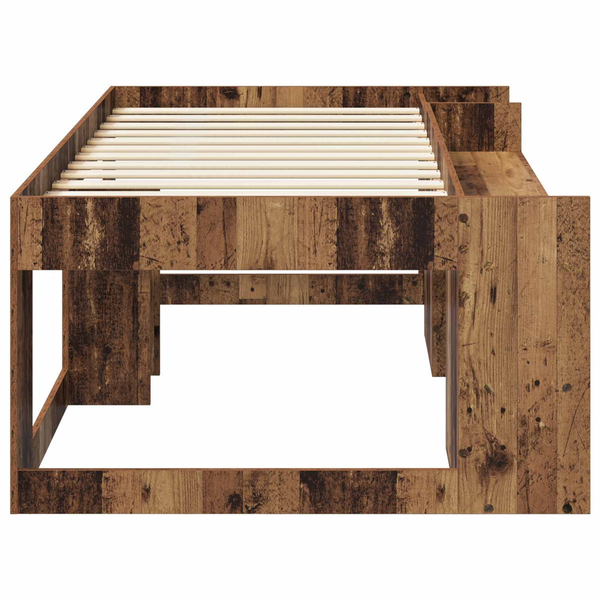 Gyerekágy keret tárolóval Antik fa 98.5 x 200 cm Szerelt Fa 4