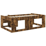 Gyerekágy keret tárolóval Füstös Tölgy 75 x 190 cm Szerelt Fa 5