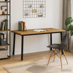 Élő élű étkezőasztal 160 x 90 x 75 cm Tömör Akácfa Fehér
