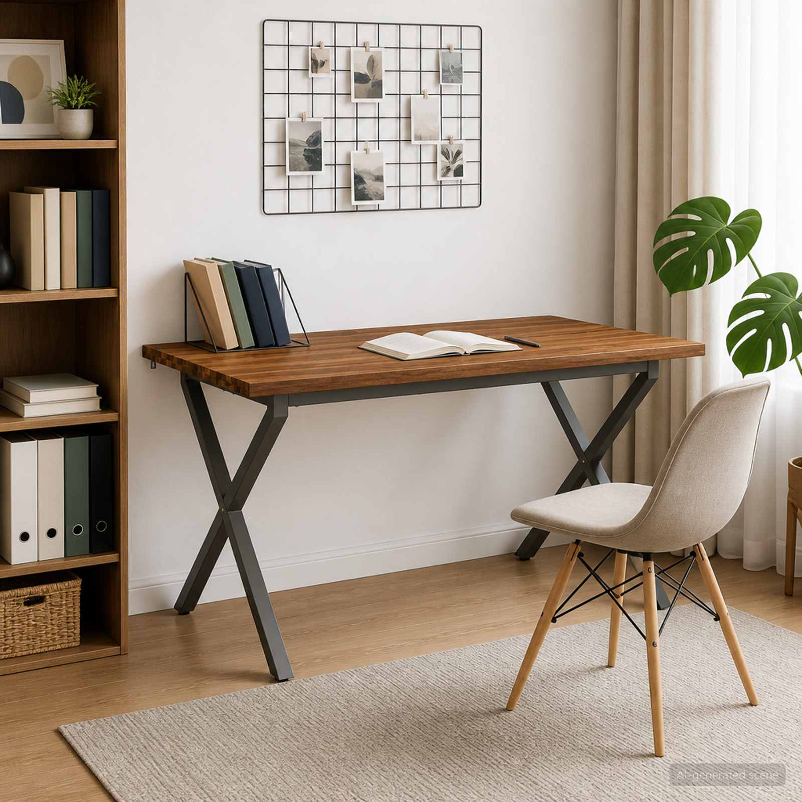 Élő élű étkezőasztal 140 x 80 x 75 cm Tömör Akácfa Természetes