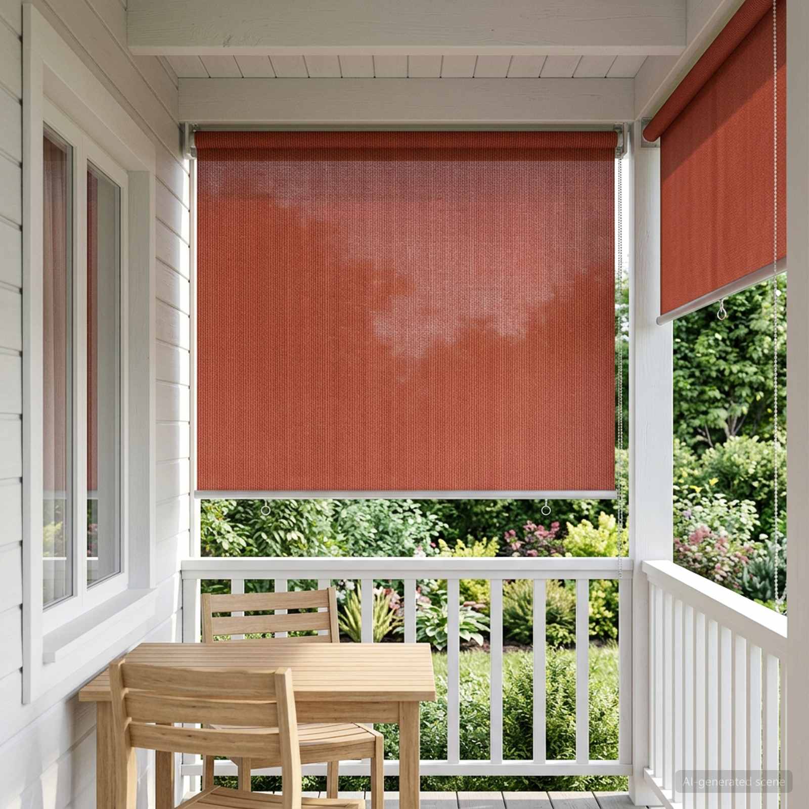 Kültéri Roló 90% UV Blokkolás Terrakotta 80 x 230 cm HDPE
