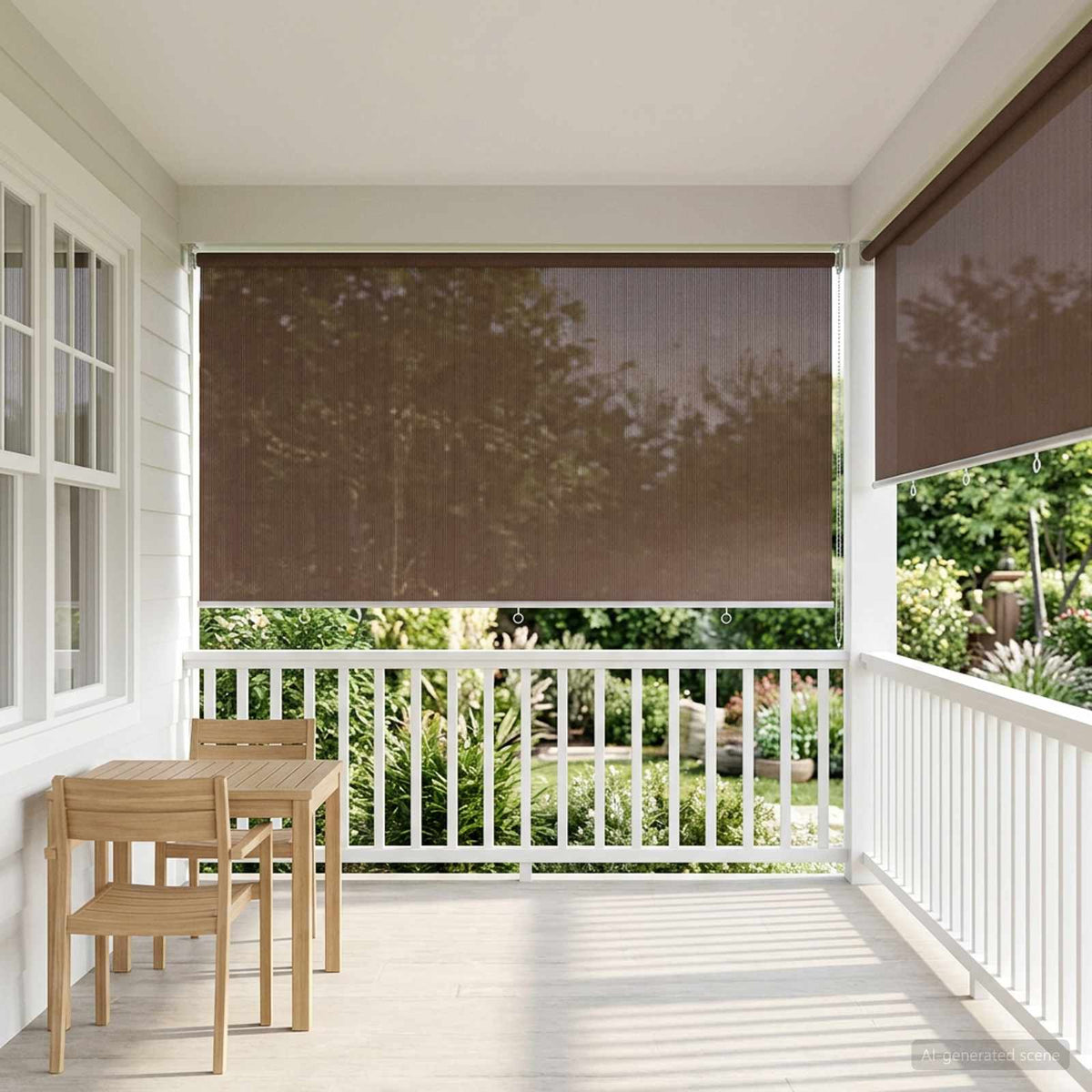 Kültéri Roló 90% UV Blokkolás Tópszínű 300 x 230 cm HDPE