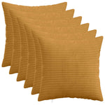 Párna huzat 6 pcs HEERLEN Sárga 40 x 40 cm cord