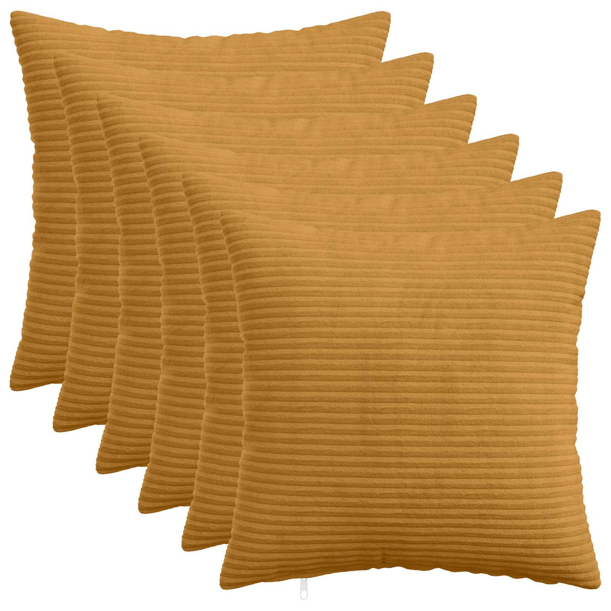 Párna huzat 6 pcs HEERLEN Sárga 40 x 40 cm cord