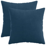 Párna huzat 2 db HEERLEN Sötétkék 40 x 40 cm cord