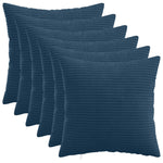 Párna huzat 6 pcs HEERLEN Sötétkék 40 x 40 cm cord