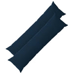 Párna huzat 2 pcs HEERLEN Kék 40 x 145 cm Mikroszálas Plüss