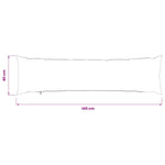 Párna huzat 2 pcs HEERLEN Kék 40 x 145 cm Mikroszálas Plüss 9