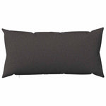 Párna huzat 6 db HEERLEN Sötétszürke 40 x 80 cm Szövet 2