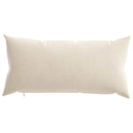 Párna huzat 6 db HEERLEN Krémszínű 40 x 80 cm Chenille Szövet 3