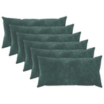 Párna huzat 6 pcs HEERLEN Tengerkék 40 x 80 cm