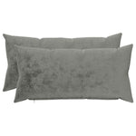 Párna huzat 2 db HEERLEN Sötétszürke 40 x 80 cm Flanell 2