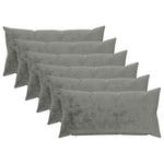 Párna huzat 6 db HEERLEN Sötétszürke 40 x 80 cm Flanell 2
