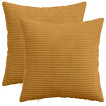 Párna huzat 2 pcs HEERLEN Sárga 50 x 50 cm cord