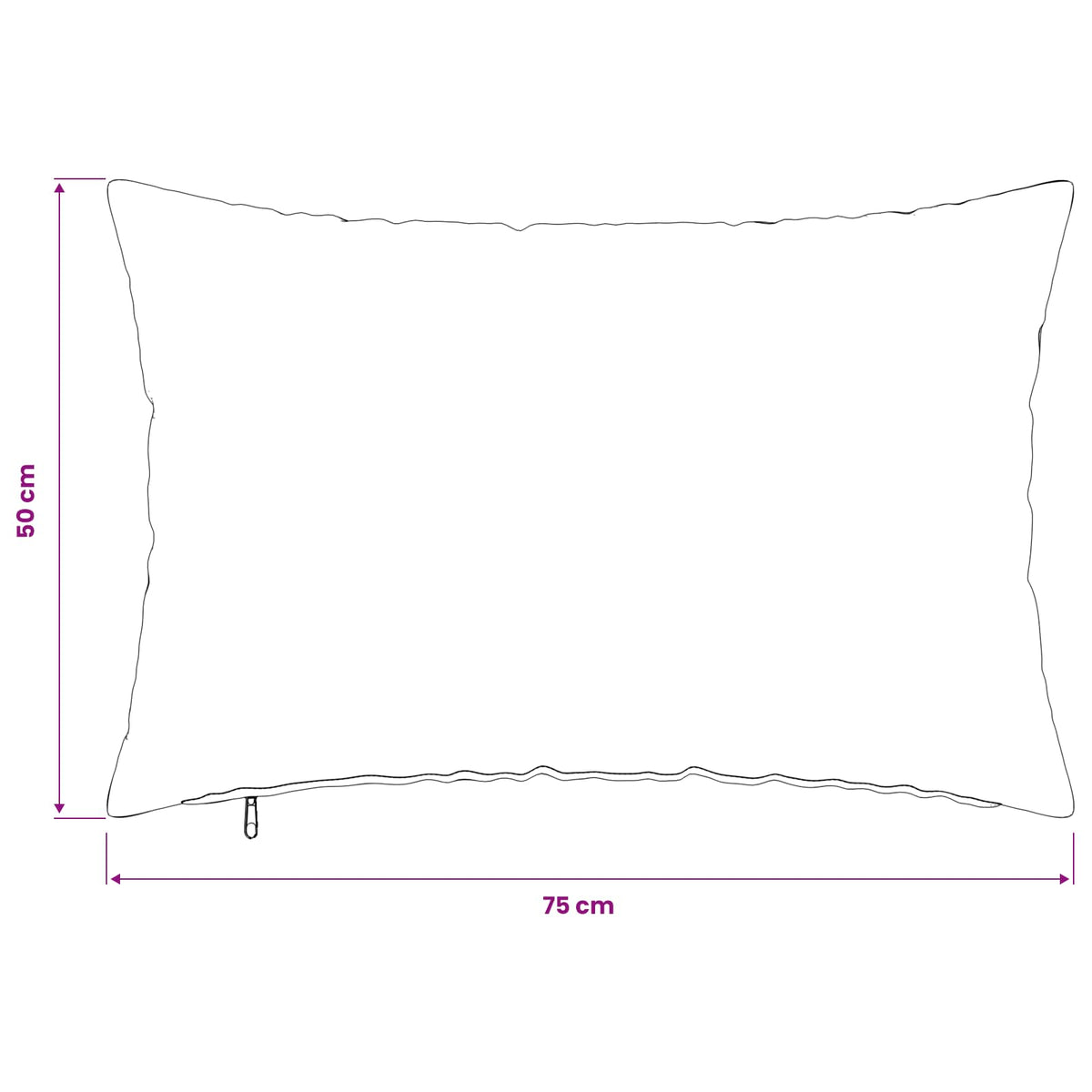 Párna huzat 6 pcs HEERLEN Zöld 50 x 75 cm Mikroszálas Plüss 9