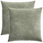 Párna huzat 2 db HEERLEN Zöld 55 x 55 cm Chenille Szövet 2