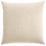 Párna huzat 6 db HEERLEN Krémszínű 55 x 55 cm Chenille Szövet 3