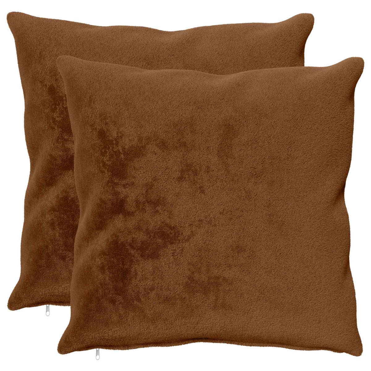 Párna huzat 2 db HEERLEN Világos Barna 55 x 55 cm Flanell 2