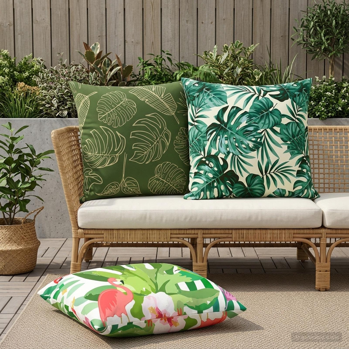 Párna huzat 2 pcs HEERLEN Sokszínű 80 x 80 cm Poliészter