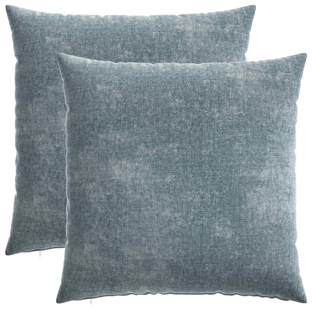 Párna huzat 2 db HEERLEN Világoskék 70 x 70 cm Chenille Szövet 2