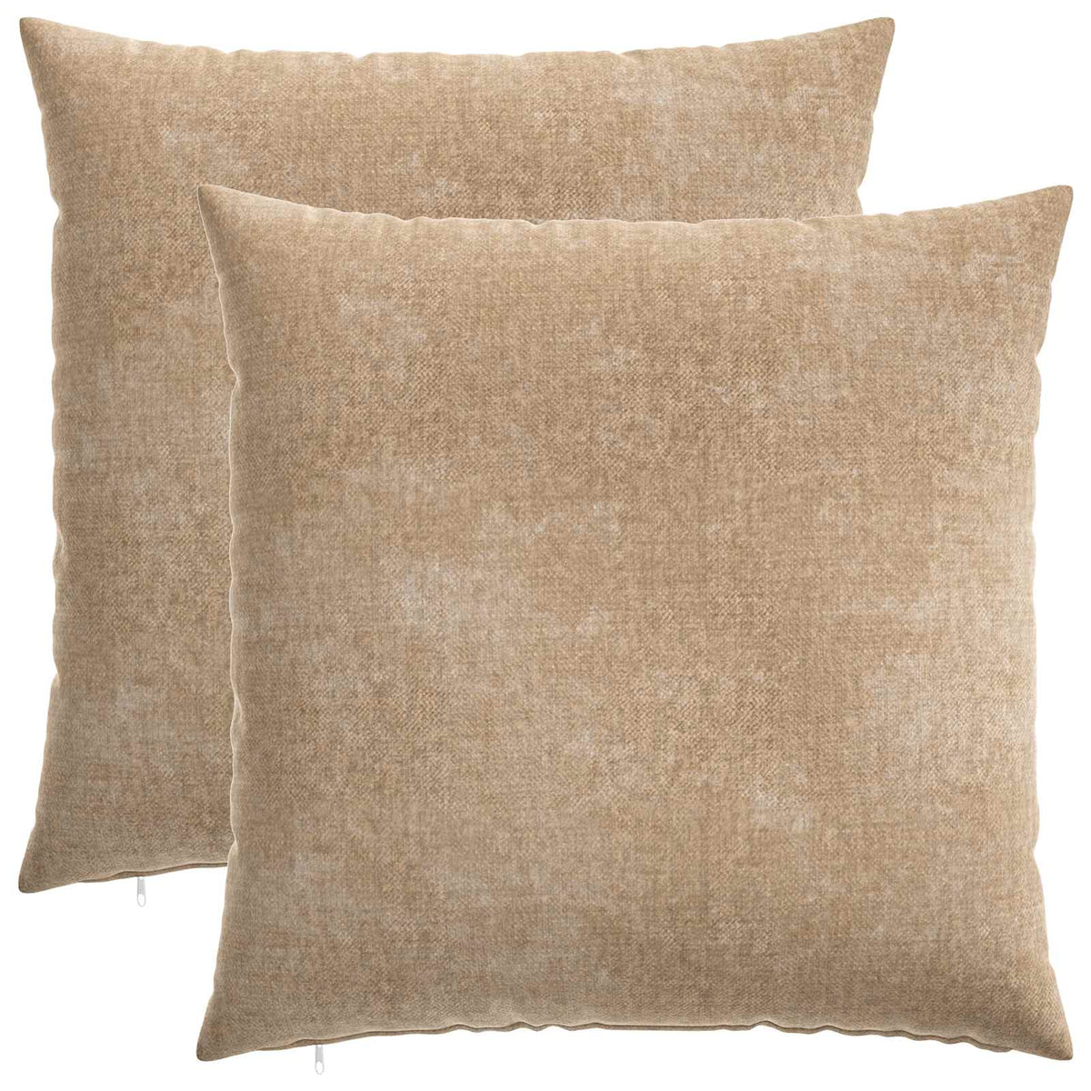 Párna huzat 2 db HEERLEN Tópszínű 80 x 80 cm Chenille Szövet 2