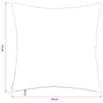 Párna huzat 2 db ALMELO Barna 40 x 40 cm cord 9