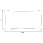 Párna huzat 6 pcs ALMELO Sárga 40 x 70 cm cord 9