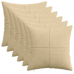 Párna huzat 6 pcs ALMELO Szürke zöld 45 x 45 cm cord