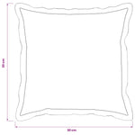 Párna huzat 2 db HOUTEN Krémszínű 30 x 30 cm Bouclé 9