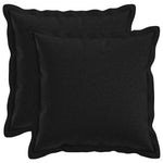 Párna huzat 2 pcs HOUTEN Fekete 35 x 35 cm Műlenszövet