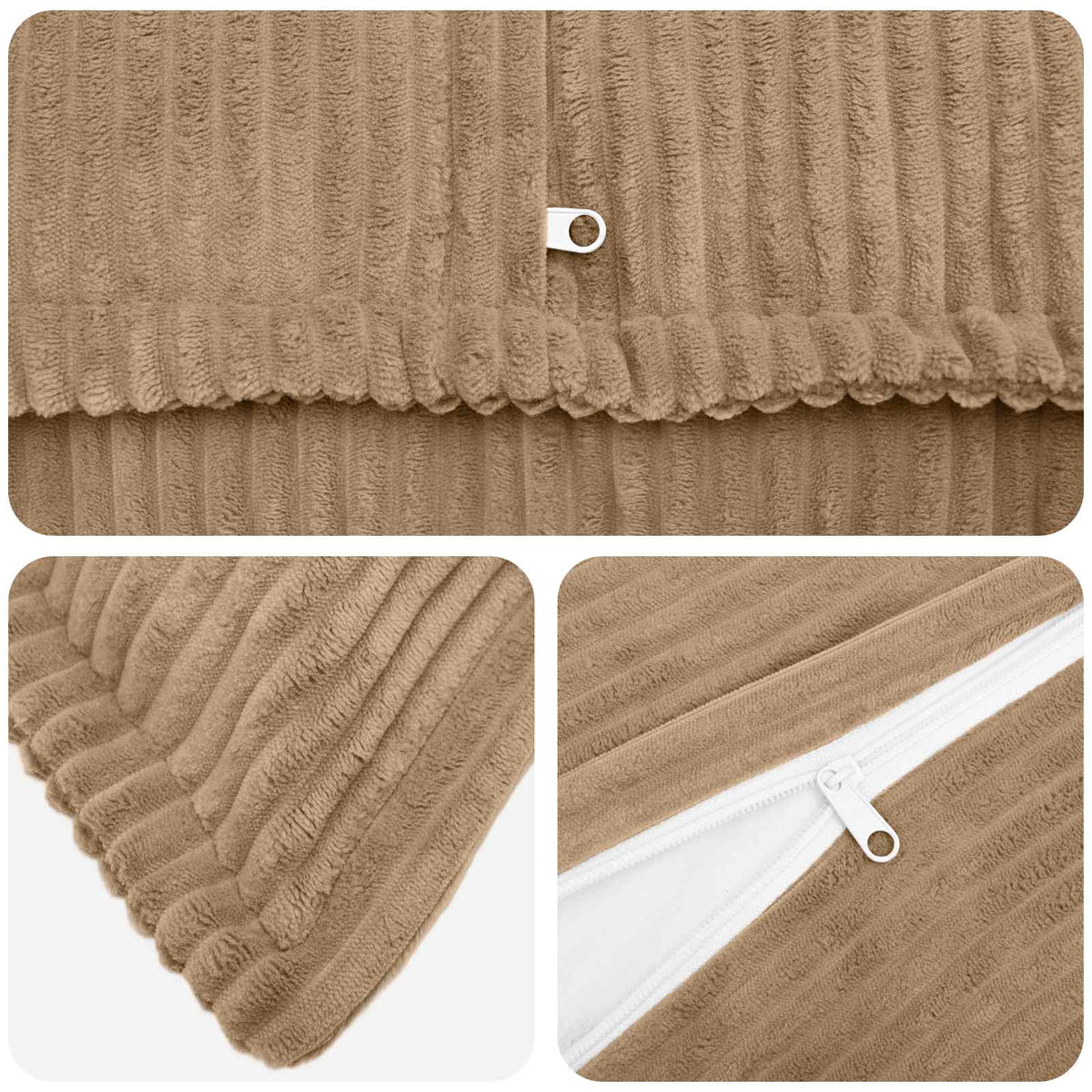 Párna huzat 6 db HOUTEN Barna 35 x 35 cm cord 4