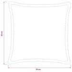 Párna huzat 6 db HOUTEN Barna 35 x 35 cm cord 8