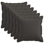 Párna huzat 6 pcs HOUTEN Sötétszürke 40 x 40 cm Műlenszövet