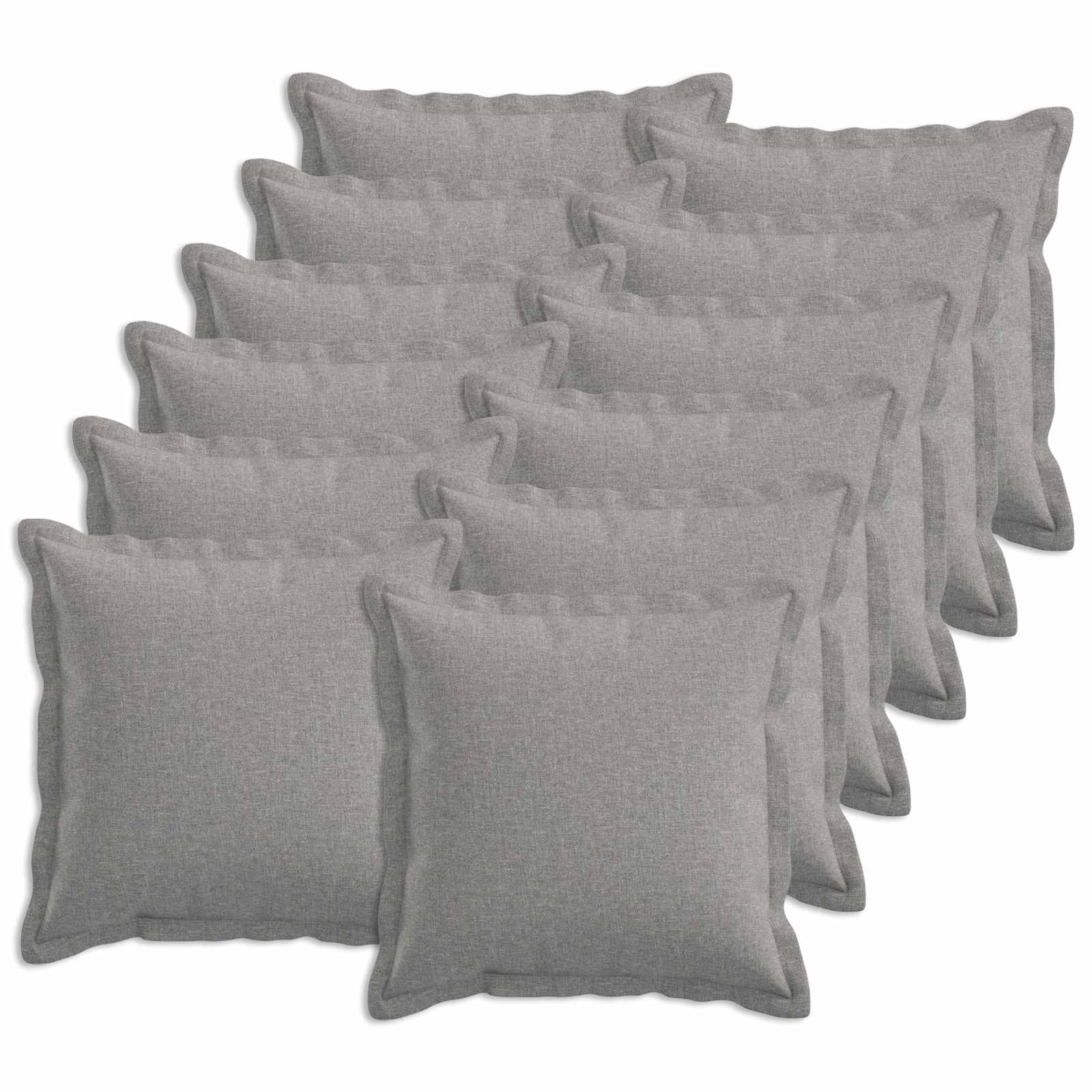 Párna huzat 12 pcs HOUTEN Felhőszürke 40 x 40 cm Műlenszövet