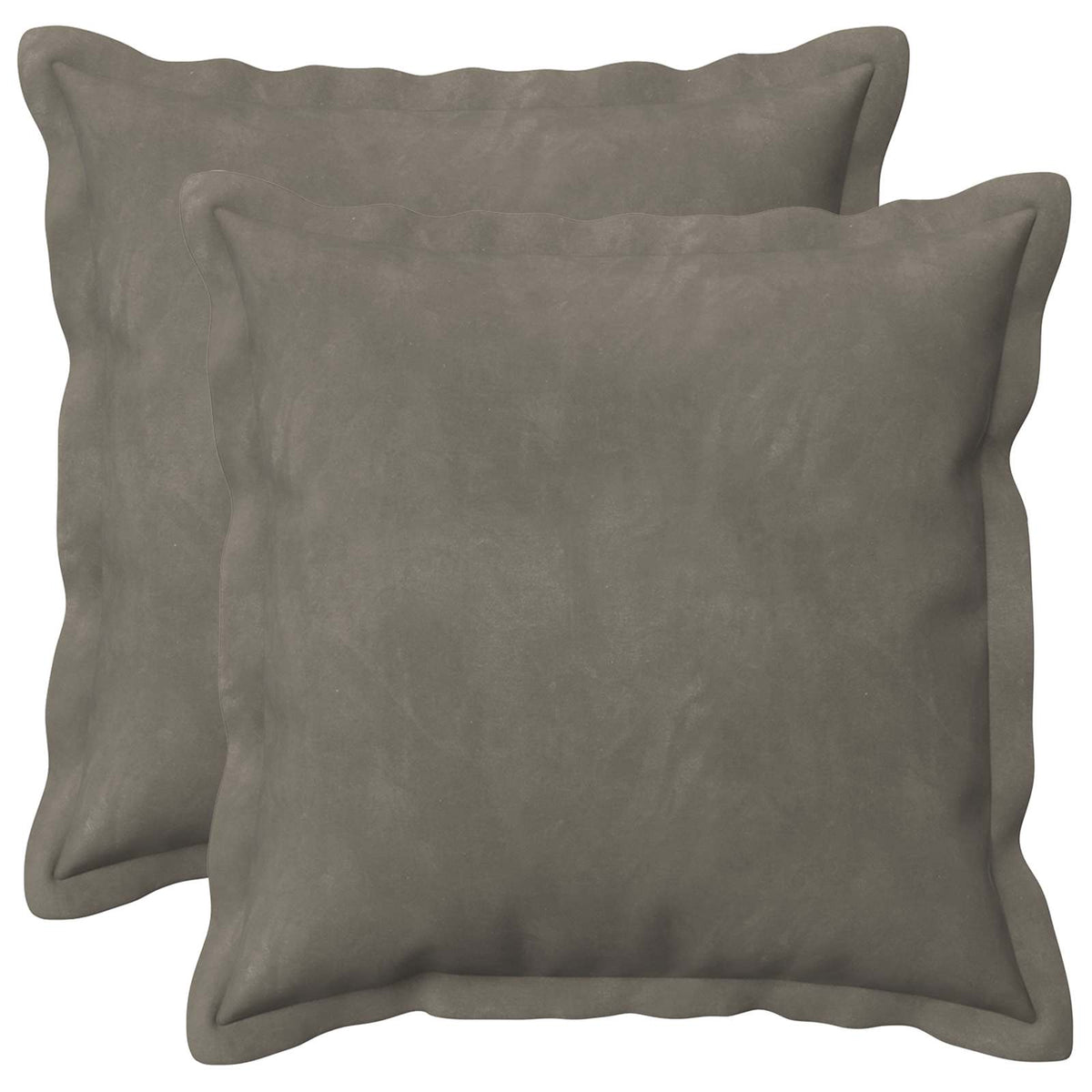 Párna huzat 2 pcs HOUTEN Világosszürke 40 x 40 cm Bársony 2