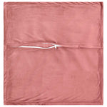 Párna huzat 12 pcs HOUTEN Rózsaszín 40 x 40 cm Bársony 4