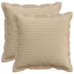 Párna huzat 2 db HOUTEN Tópszínű 40 x 40 cm cord