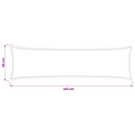 Párna huzat 2 db HOUTEN Rózsaszín 40 x 145 cm Bársony 9