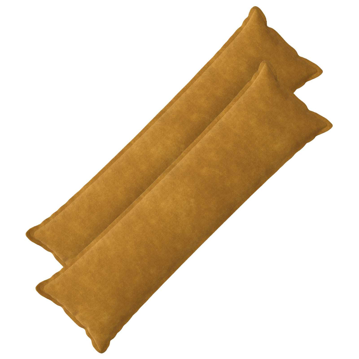 Párna huzat 2 pcs HOUTEN Sárga 40 x 145 cm Mikroszálas Plüss