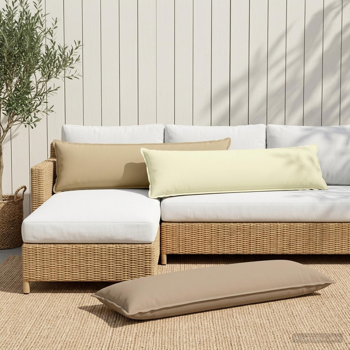 Párna huzat HOUTEN Bézs 40 x 145 cm Poliészter