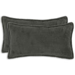 Párna huzat 2 pcs HOUTEN Sötétszürke 40 x 70 cm Bouclé