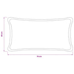 Párna huzat 2 pcs HOUTEN Sötétszürke 40 x 70 cm Bouclé 8