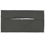 Párna huzat 12 db HOUTEN Antracitszürke 40 x 80 cm Poliészter 5